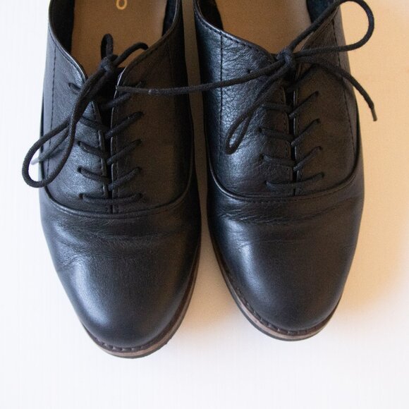 Aldo McAllister Oxford Classic Lace Up Leather Shoes Size 8 - Picture 5 of 11